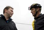 Johan Bruyneel og Lance Amrstrong var usikre på, hvem dopingkontrollant var. Derfor lod de ham vente, siger Bruyneel. Arkivfoto. 