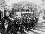 Fremmedlegionen blev oprettet i 1831 og er et af verdens mest sagnomspundne militærkorps.  Billedet er fra en parade i Algeriet i 1960. 