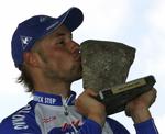 Tom Boonen vandt Paris-Roubaix for tredje gang og er nu én sejr fra at tangere rekorden som klassikerens mest vindende. Arkivfoto. 
