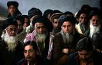 Tilhængere af præsten Sufi Muhammad, der har været den fremmeste forkæmper for indførelsen af islamisk lov i Swat. 
