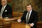 Lars Løkke Rasmussen holdt i dag sin første store tale som statsminister. 