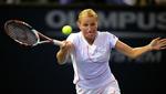 Ruslands Alla Kudryavtseva bliver første udfrodring for Caroline Wozniacki i Charleston. Arkivfoto 