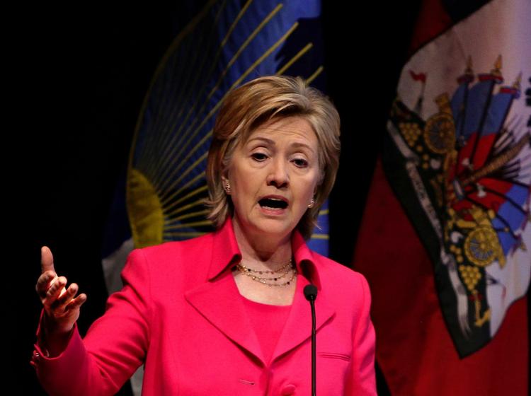 Den amerikanske udenrigsminister Hillary Clinton. 