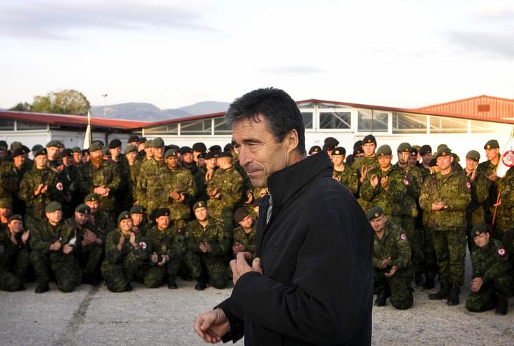 Fogh skal nok få godt med sikkerhed leveret fra sin nye arbejdsgiver Nato, lover alliancen (arkivfoto). 