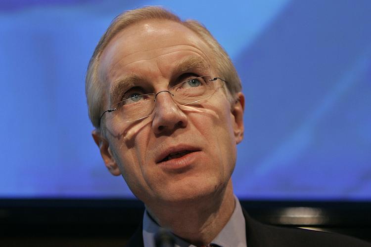 Danske Banks direktør, Peter Straarup, siger, at Danske Bank var med til at ændre regeringens bankpakke. Arkivfoto. 