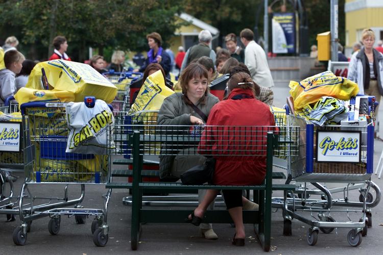 Det er billigt at købe ind i Sverige. Arkivfoto. 