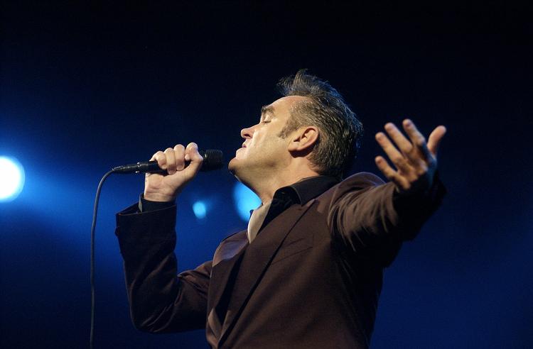 Morrissey - her på Roskilde Festival 2004. 