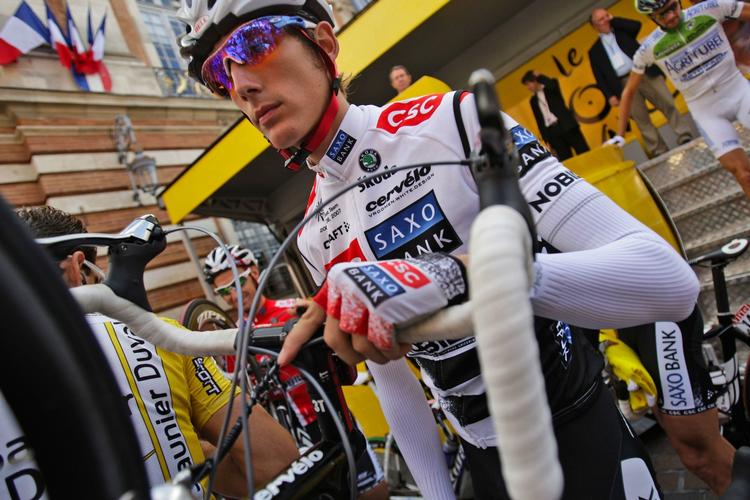 Team Saxo Banks Andy Schleck hører til kredsen af store favoritter i det belgiske løb. Arkivfoto. 