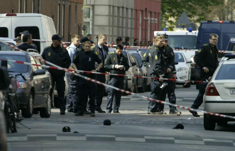 Der er stort politiopbud på Nørrebro. 