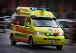 Radiokoks og gadeuro forsinkede ambulance. Arkivfoto. 