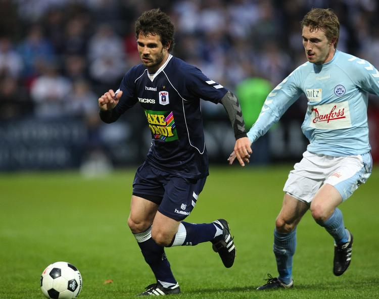 Peter Graulund fik et fint comeback for AGF med to scoringer mod Sønderjyske. 