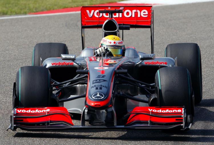 Mercedes-stjernen kan være på vej væk fra verdensmester Lewis Hamiltons Formel 1-racer. Arkivfoto. 