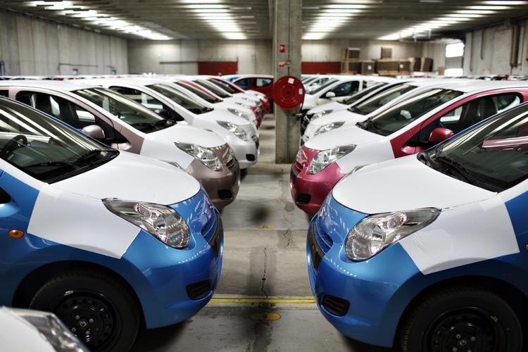 I årets tre måneder er Toyota Aygo den mest solgte af de småbiler. Her ses den nye Suzuki Alto. 