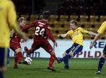 Michael Krohn-Dehli ramte plet efter en times spil og sikrede Brøndby tre vigtige point på udebane. 