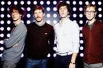 The  Whitest Boy Alive består fra venstre af Erlend Øye fra Norge samt Daniel Nentwig, Marcin öz og Sebastian  Maschat, der alle tre er tyskere.  PR-Foto 