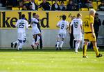FC Købehavn-spillerne havde grund til at juble over Ailton Almeidas 2-0-scoring. Det var kampens smukkeste detalje. 