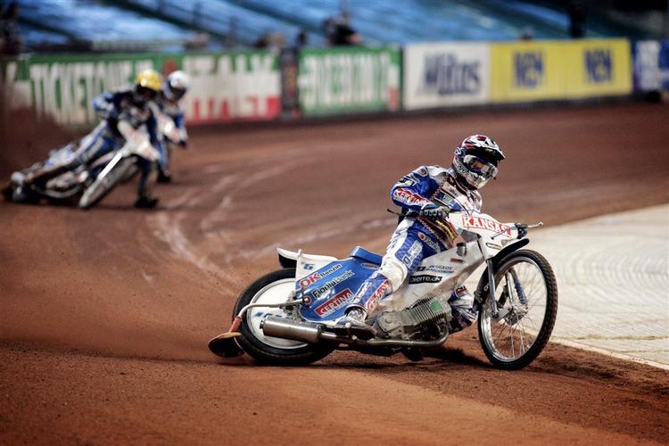 Nicki Pedersen i aktion. Arkivfoto. 