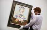 Pablo Picasso: 'La Fille de l'artiste a deux dans et demi avec un bateau', på Sotheby's. 