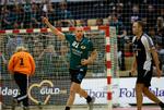 Viborgs Mikkel Aagaard scorer mod Bjerringbro- Silkeborg i en tidligere kamp i Viborg Stadionhal. Arkivfoto 