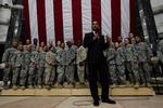 Præsident Obama på besøg i Afghanistan 7. april. 