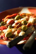 Salat med kammuslinger