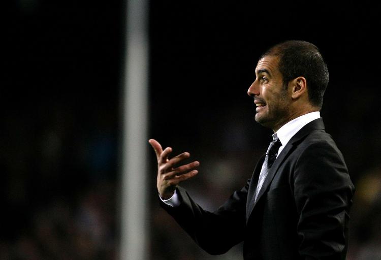 Barcelonas træner Josep Guardiola. Arkivfoto. 
