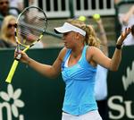 Ottendedelsfinalen blev endestationen for Caroline Wozniacki i WTA-turneringen i Stuttgart. Arkivfoto. 