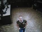Stein Bagger, seen here in a police station monitoring camera giving himself up at the Central Community Police Station i Los Angeles on December 6, 2008. 