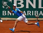 Novak Djokovic viste godt spil mod Juan Martin Del Potro, og han er klar til at tage kampen op med Roger Federer i semifinalen i Rom. 