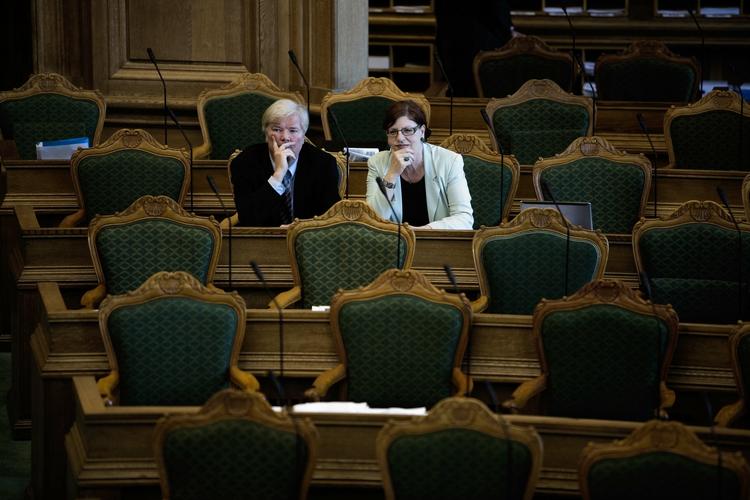 The Liberal Party's Eyvind Vesselbo and Britta Schall Holberg who have reacted strongly against a decision to set up a Burka Commission. Archive photo. 
