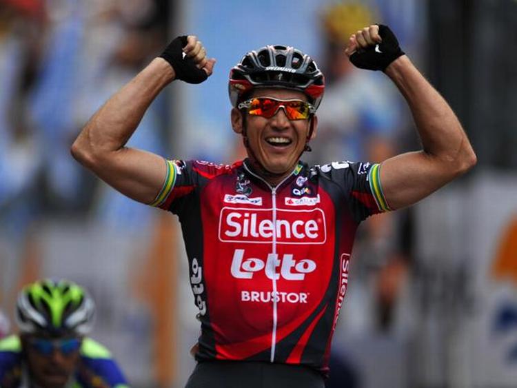 Robbie McEwen satser på Tour de France og dropper derfor Giro d'Italia. Arkivfoto: Axel Heimken/AP 
