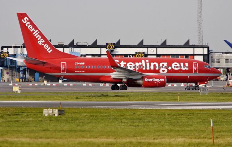 One of the larger bankruptcies in 2008 was Sterling Airways. 