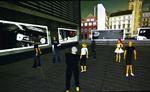 Avatarer - brugernes figurer - i et møde i Second Life. Arkivfoto. 