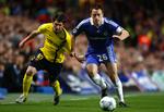 John Terry i kamp med Barcelonas Lionel Messi. Efter kampen vandt Chelsea-anføreren modstandernes respekt. Arkivfoto. 