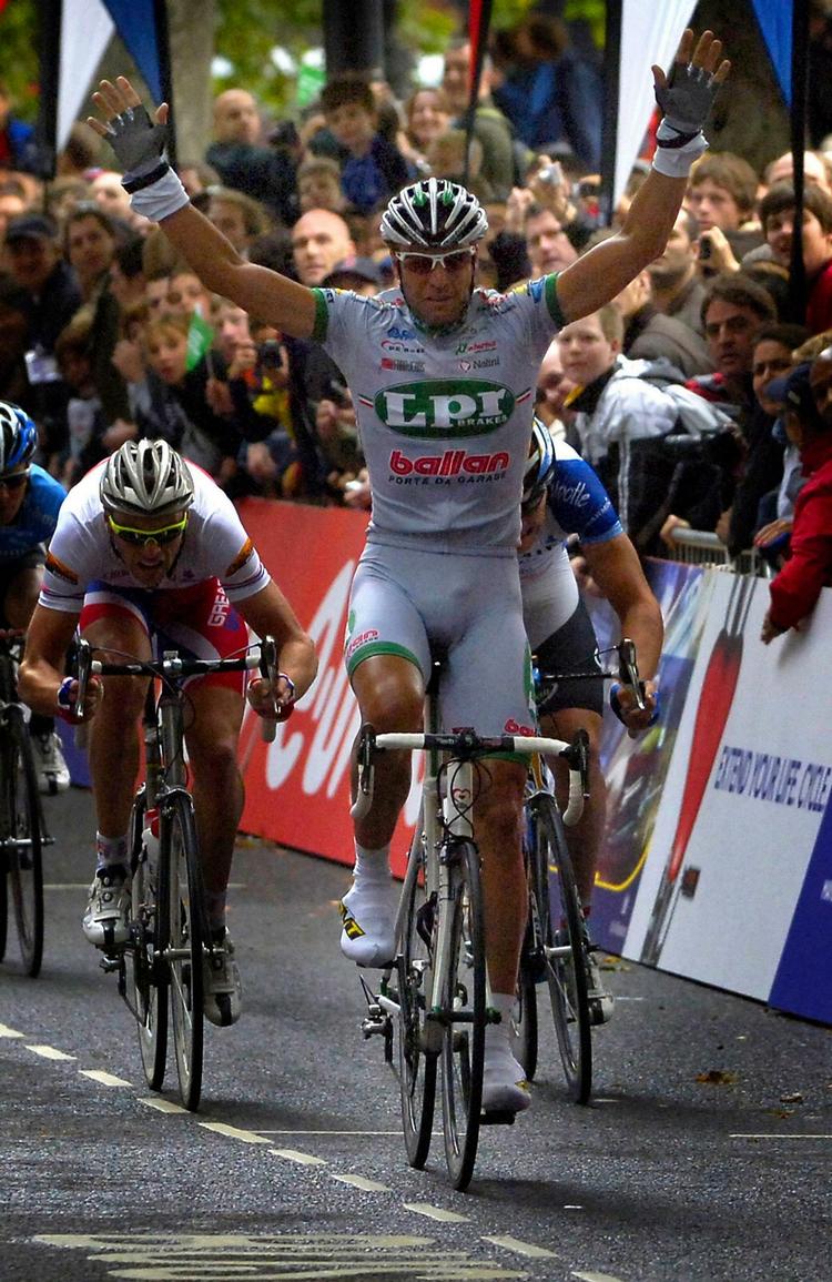 Alessandro Petacchi er en erfaren vindertype, og i dag blev det til endnu en gevinst til statistikken. Arkivfoto 