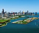 Sådan forestiller Chicago-kampagnen sig, at der kan se ud ved det anlæg ud til Lake Michigan, der skal huse bl.a. sejlsportskonkurrencerne. Arkivfoto. 