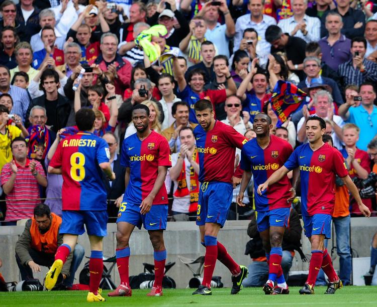 Uafgjort mod Villarreal var ikke nok til at sikre Barcelona-spillerne mesterskabet i denne runde. 