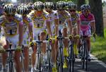 Mark Cavendish (th) kan komme i spil som sejrherre igen i dag i Giro d'Italia. 