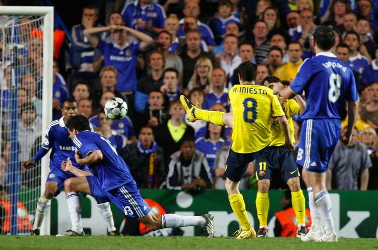 Iniesta sendte Barcelona i CL-finalen i overtiden mod Chelsea. Arkivfoto. 