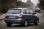 Der er ikke så mange dikkedarer ved Skoda Fabia, her som stationcar. Alt fungerer bare. 