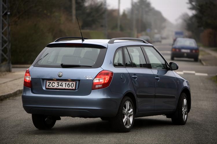 Der er ikke så mange dikkedarer ved Skoda Fabia, her som stationcar. Alt fungerer bare. 