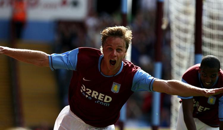 Martin Laursen nåede at spille for Aston Villa i fem år. Arkivfoto. 