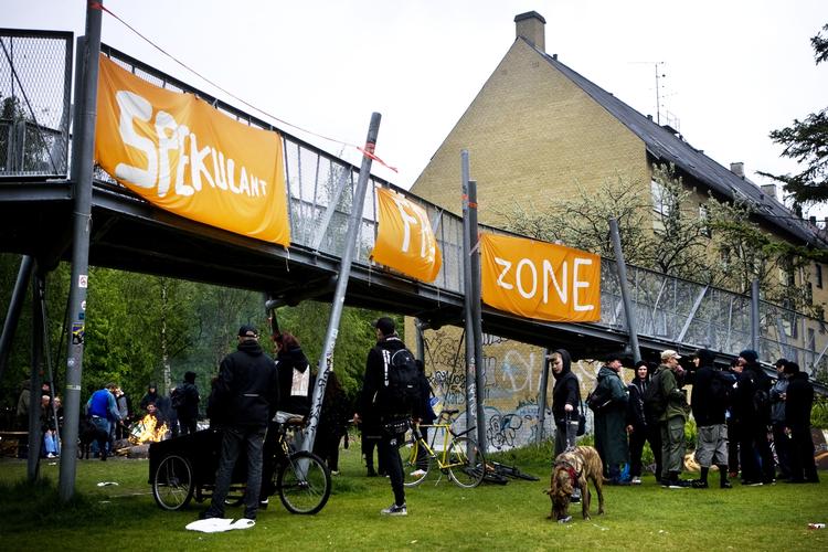Demonstrationen 'Reclaim the Streets' sluttede fredeligt i Folkets Park på Nørrebro. Den centrale vagtleder hos politiet i København, John Hansen, oplyser, at ingen personer blev anholdt. 