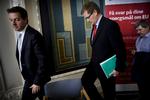 Jens Rohde (V), Bendt  Bendtsen (K) og Søren Søndergaard fra Folkebevægelsen mod EU ved et debatmøde tidligere på måneden. 