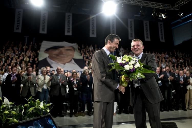 Farvel og tak. Anders Fogh Rasmussen tog i dag afsked med Venstre og dansk politik. 