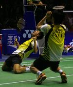 Den kinesiske herredouble, Fu og Cai, spillede en imponerende herredouble for Kina i finalen i Surdiman Cup, hvor Sydkorea blev besejret med 3-0. 