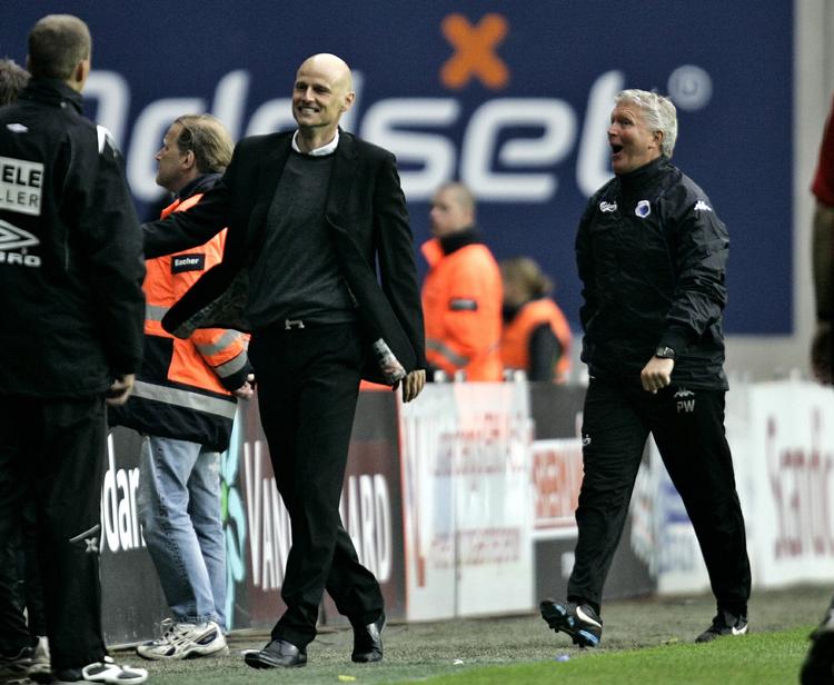 Ståle Solbakken var tilfreds med sit forsvars indsats i kampen mod Brøndby. 