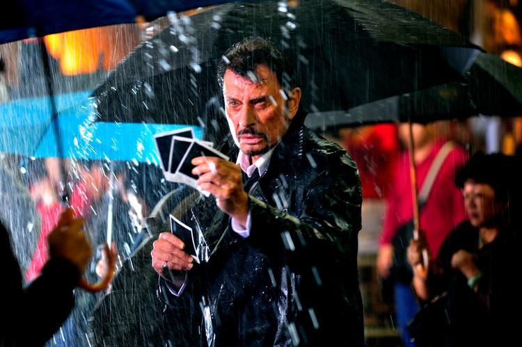 Johnny Halliday er formidabel som hævneren med eskalerende hukommelsestab i filmen 'Vengeance' ('Hævn', red.) af Johnnie To fra Hongkong. Foto fra filmen 