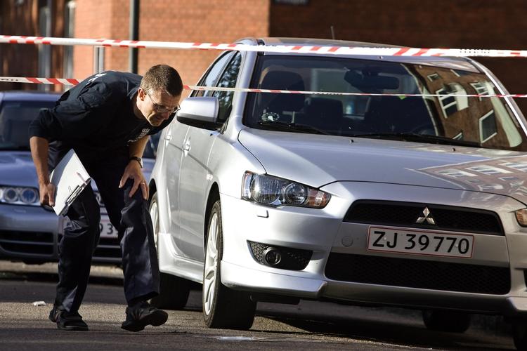 Politiet leder efter vidner, der har set Ari Falals sølvgrå Audi i tiden op til skyderiet, hvor han blev dræbt. Arkivfoto 