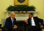 Barack Obama tog i dag imod Benjamin Netanyahu i Det Hvide Hus. 